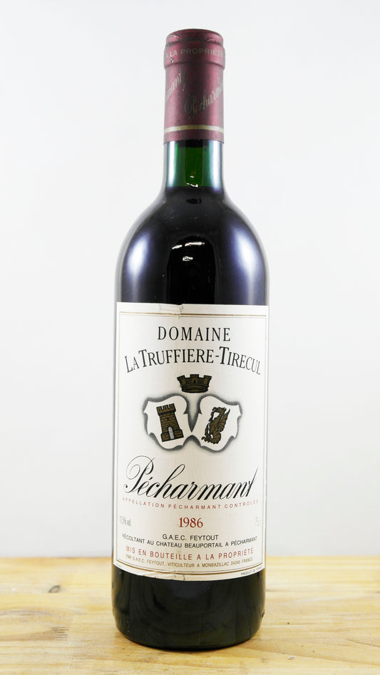 Vin Année 1986 Domaine La Truffière-Tirecul