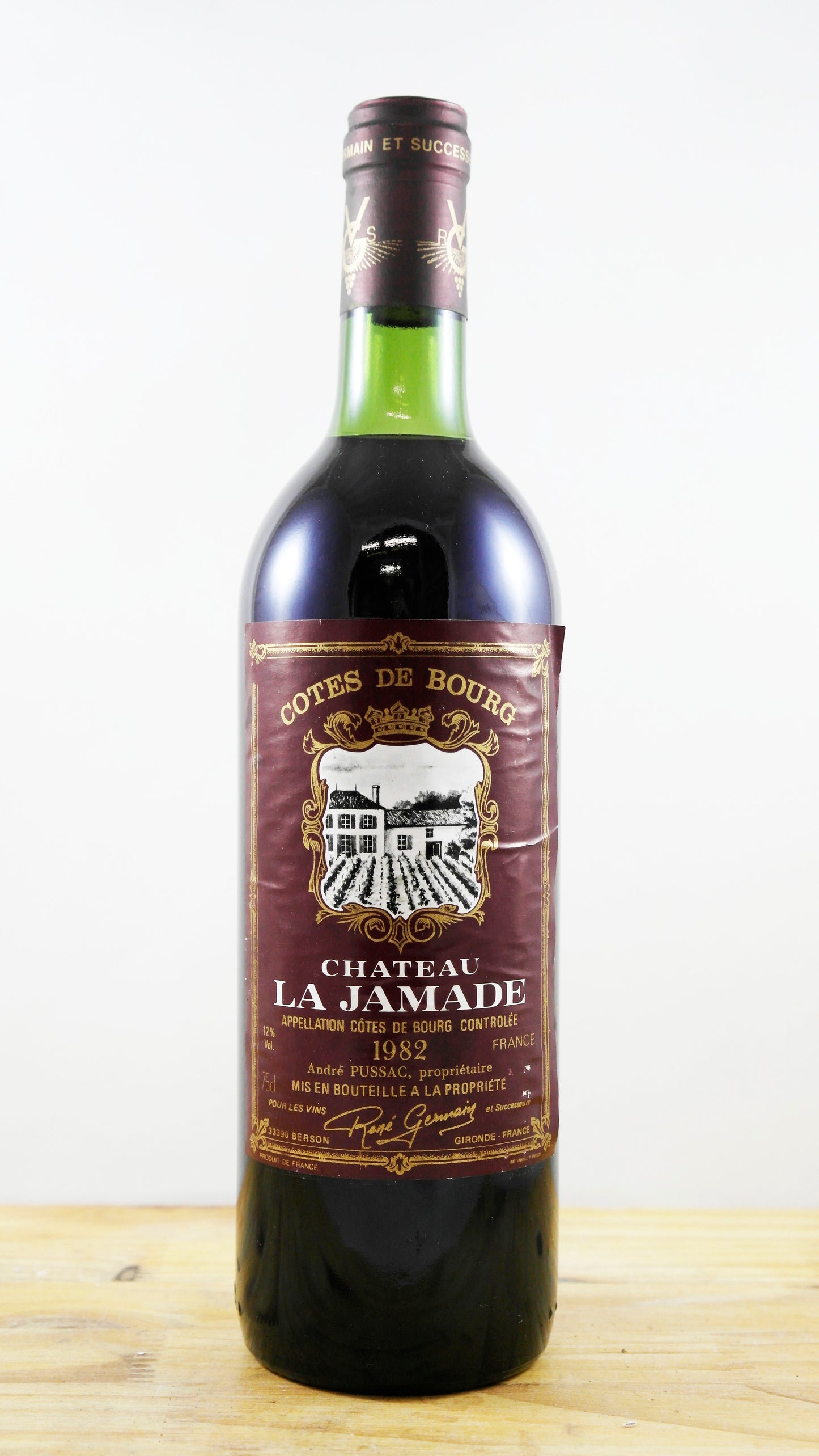 Vin Année 1982 Château La Jamade André Pussac