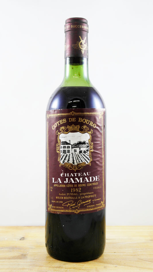 Vin Année 1982 Château La Jamade André Pussac
