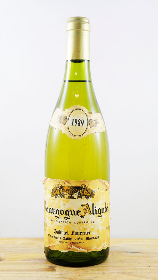 Vin Année 1989 Bourgogne Aligoté Gabriel Fournier