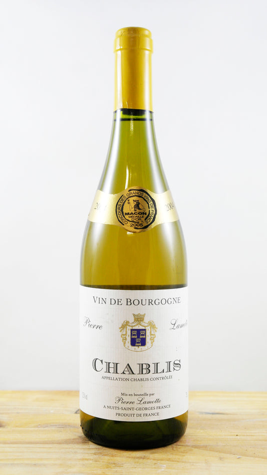 Vin Année 2004 Chablis Pierre Lamotte
