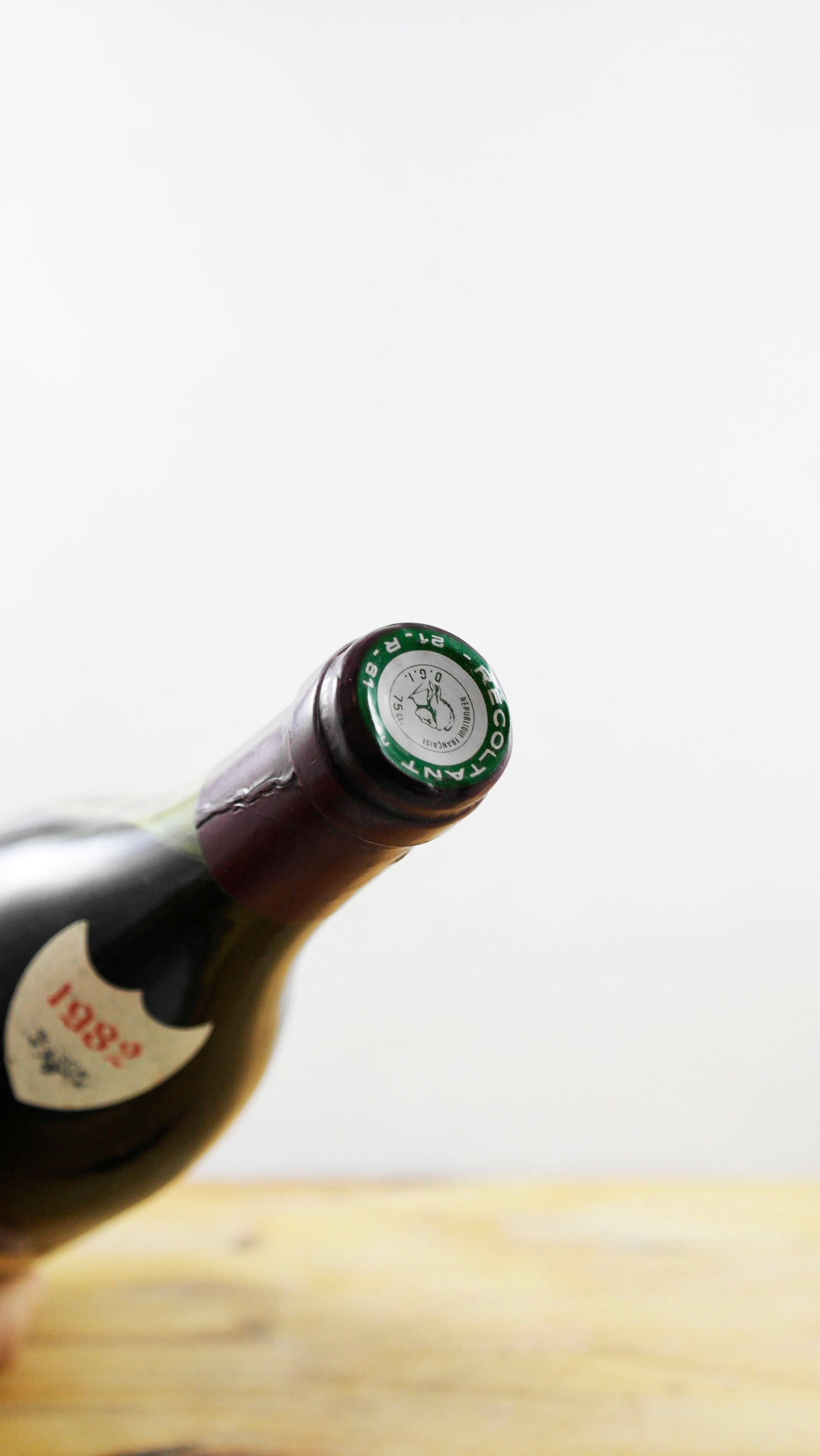 Vin Année 1982 Pinot Rouge Georges Chouet Morey