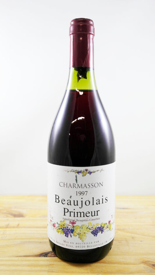 Vin Année 1997 Charmasson Beaujolais Primeur