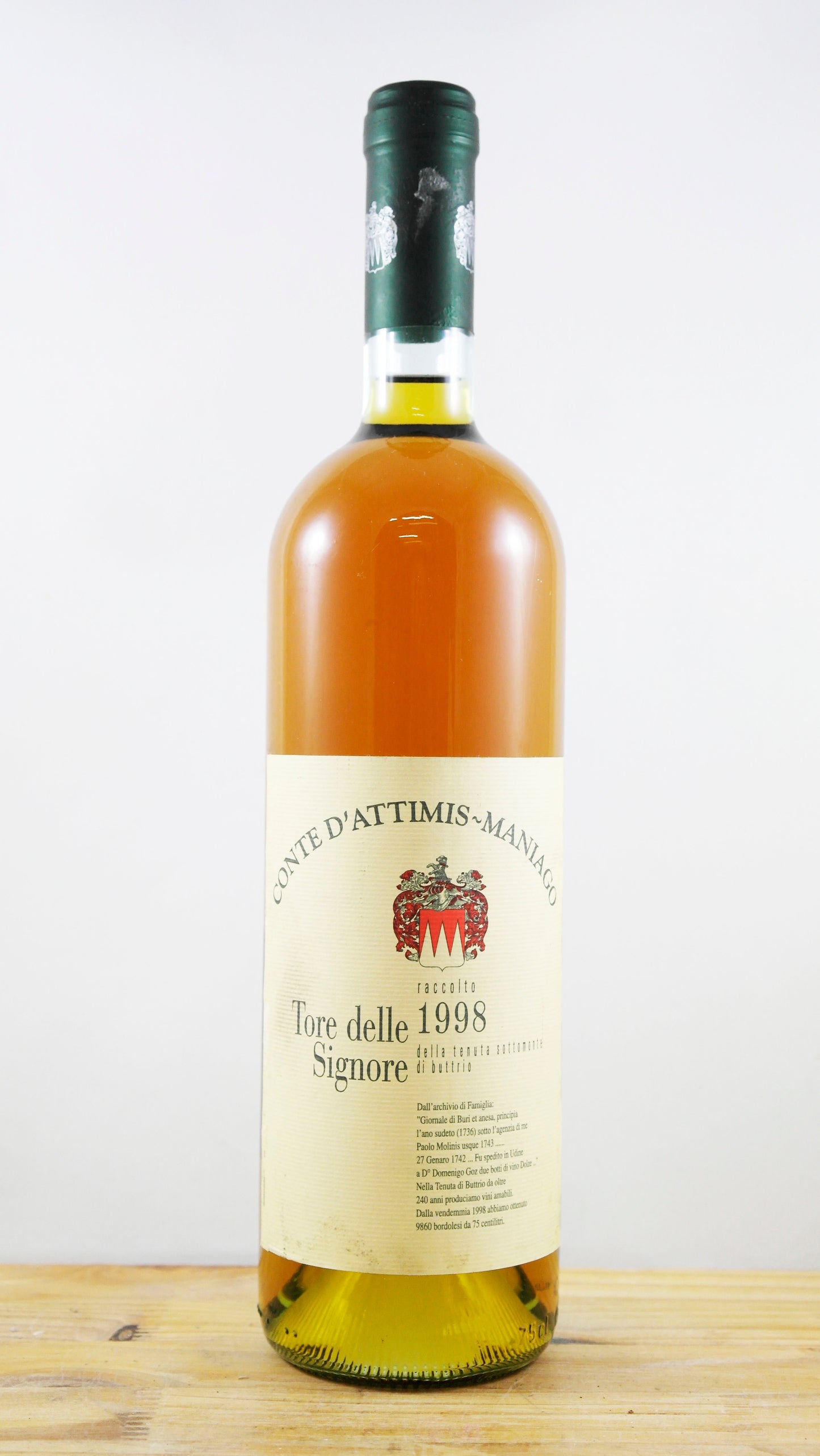 Vin Année 1998 Conte D'Attimis-Maniago