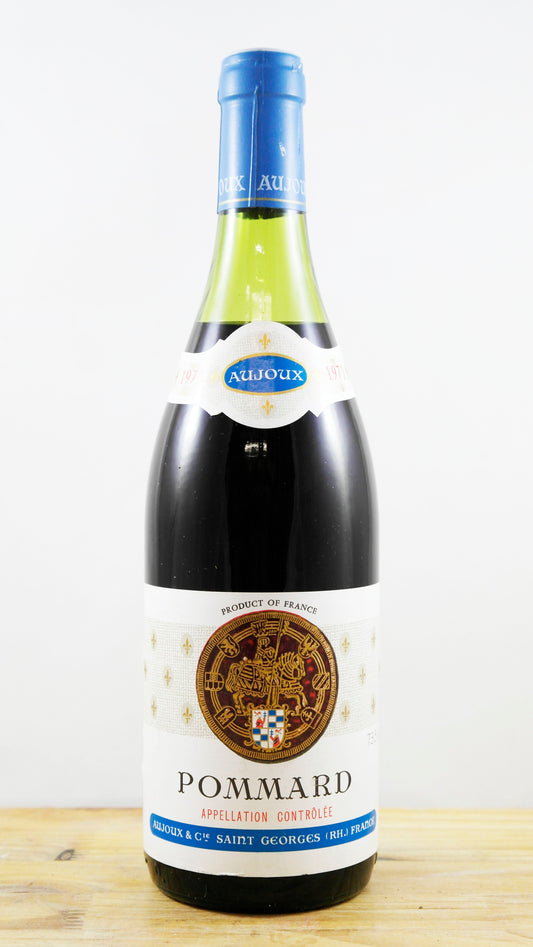 Vin Année 1973 Pommard Aujoux et Cie Saint Georges