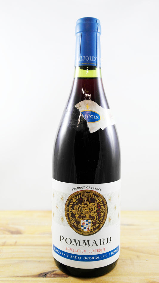 Vin Année 1973 Pommard Aujoux et Cie Saint Georges