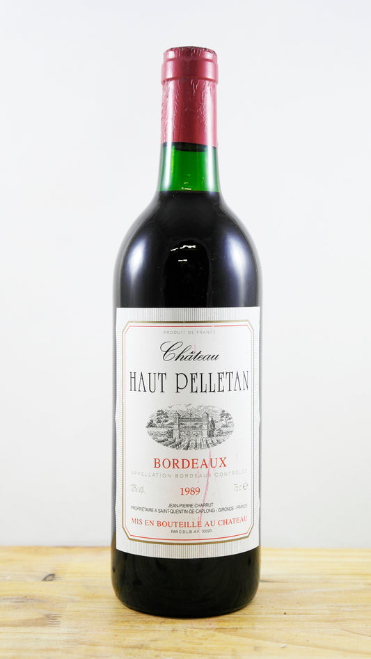 Vin Année 1989 Château Haut Pelletan
