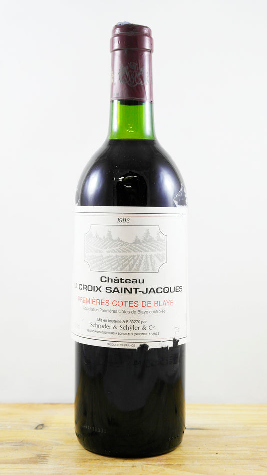 Vin Année 1992 Château La Croix Saint-Jacques