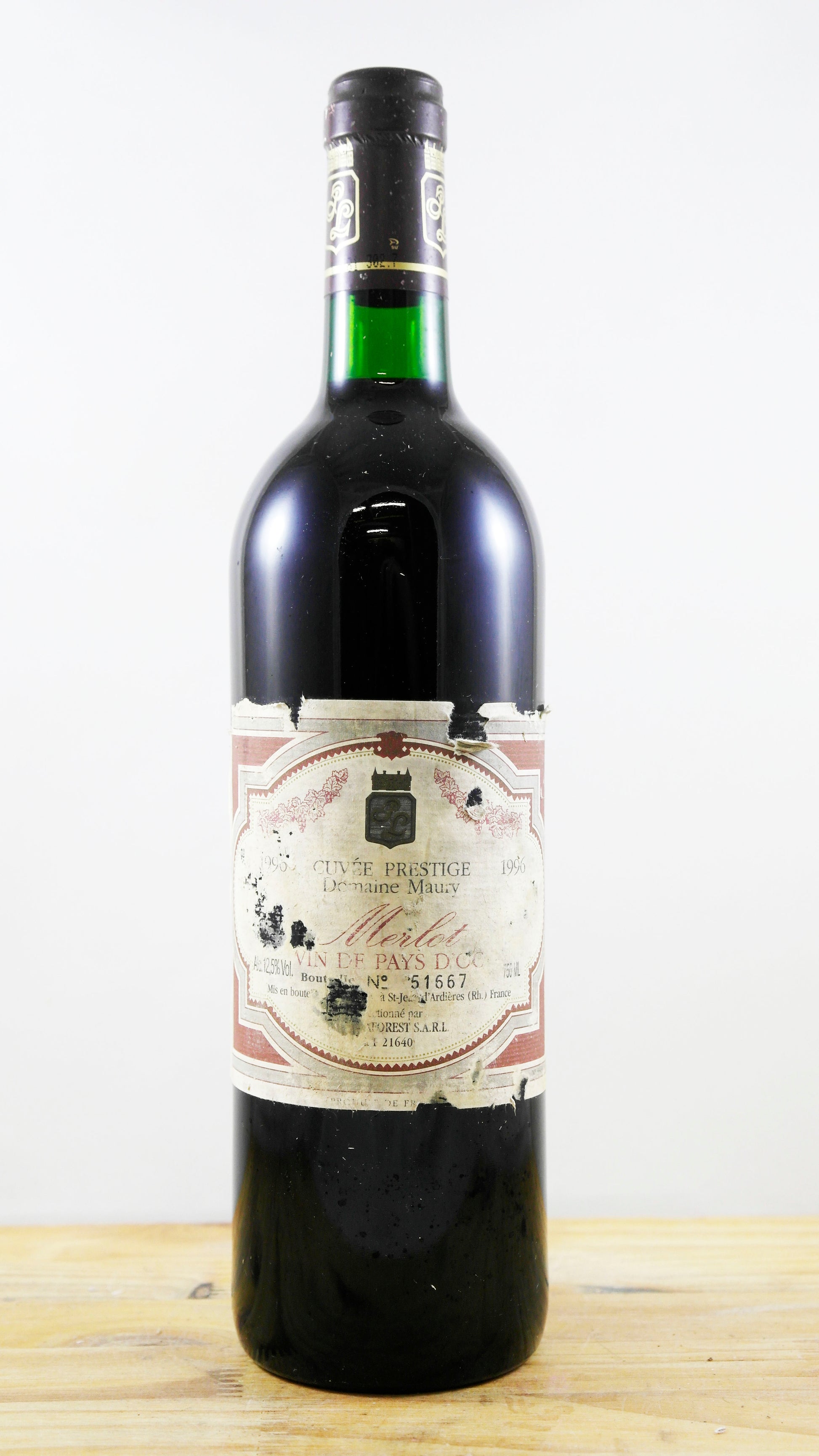 Vin Année 1996 Cuvée Prestige Domaine Maury