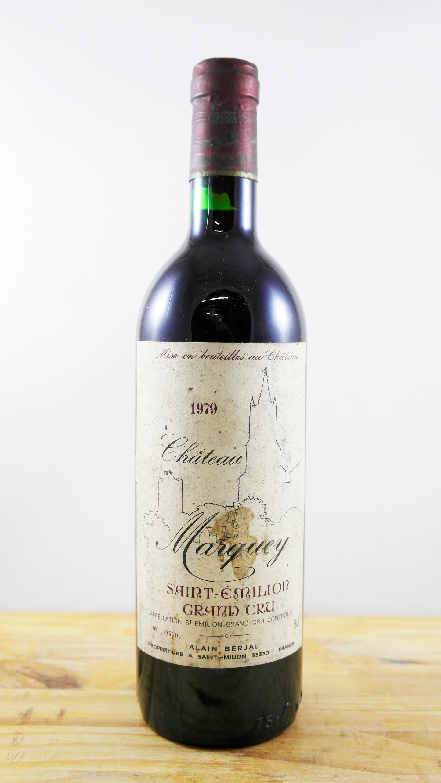 Vin Année 1979 Château Marquey Alain Berjal
