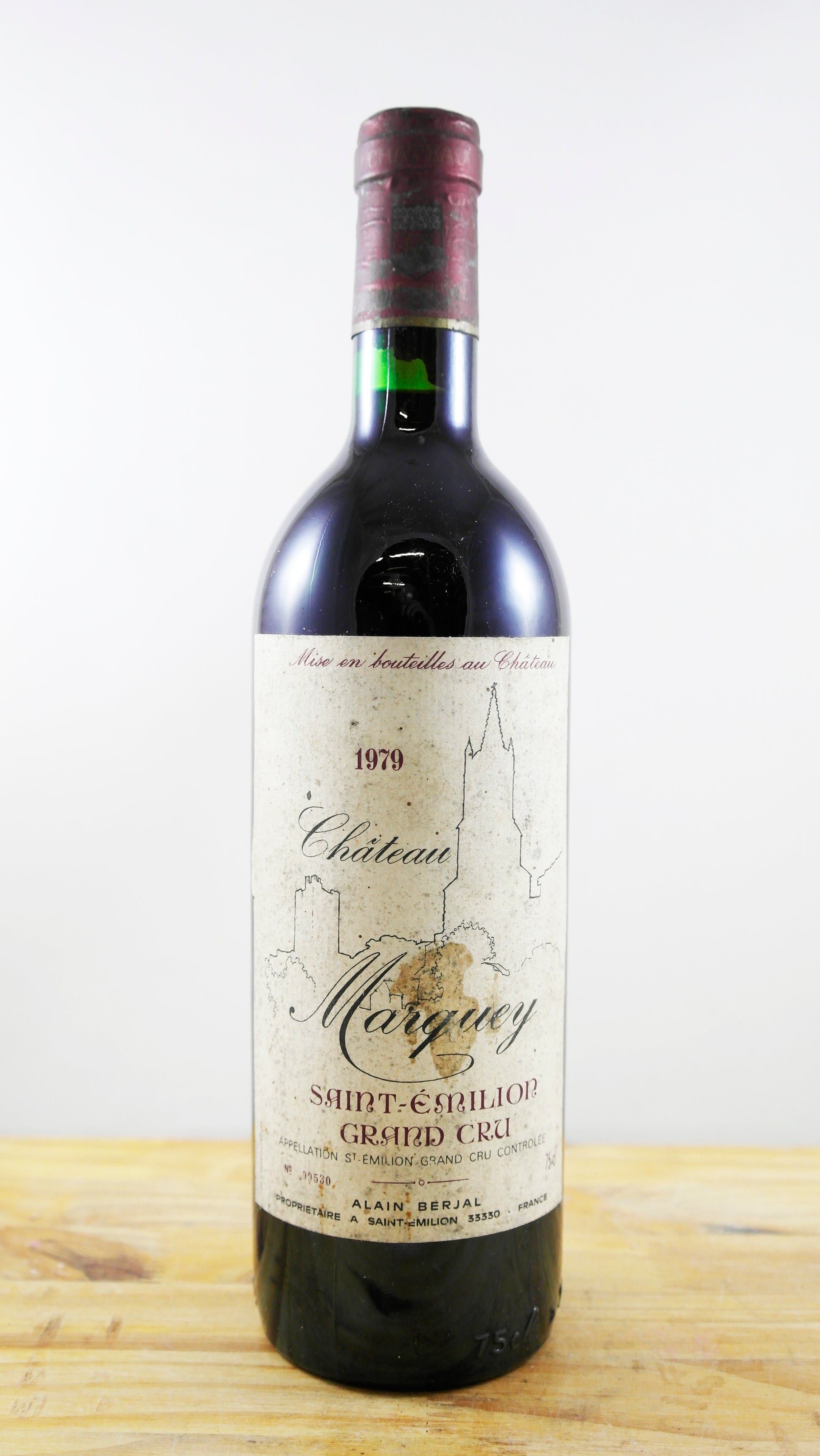 Vin Année 1979 Château Marquey Alain Berjal