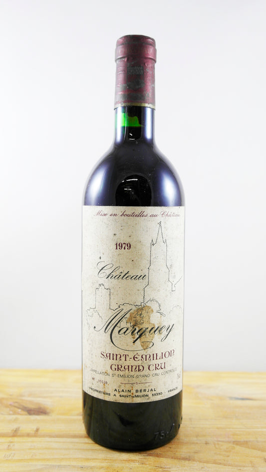Vin Année 1979 Château Marquey Alain Berjal
