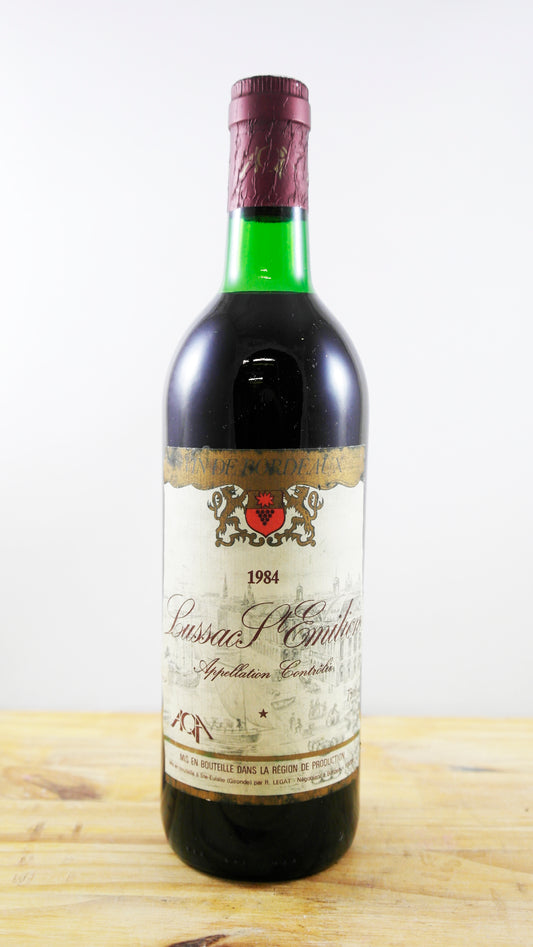 Vin Année 1984 Lussac St Emilion