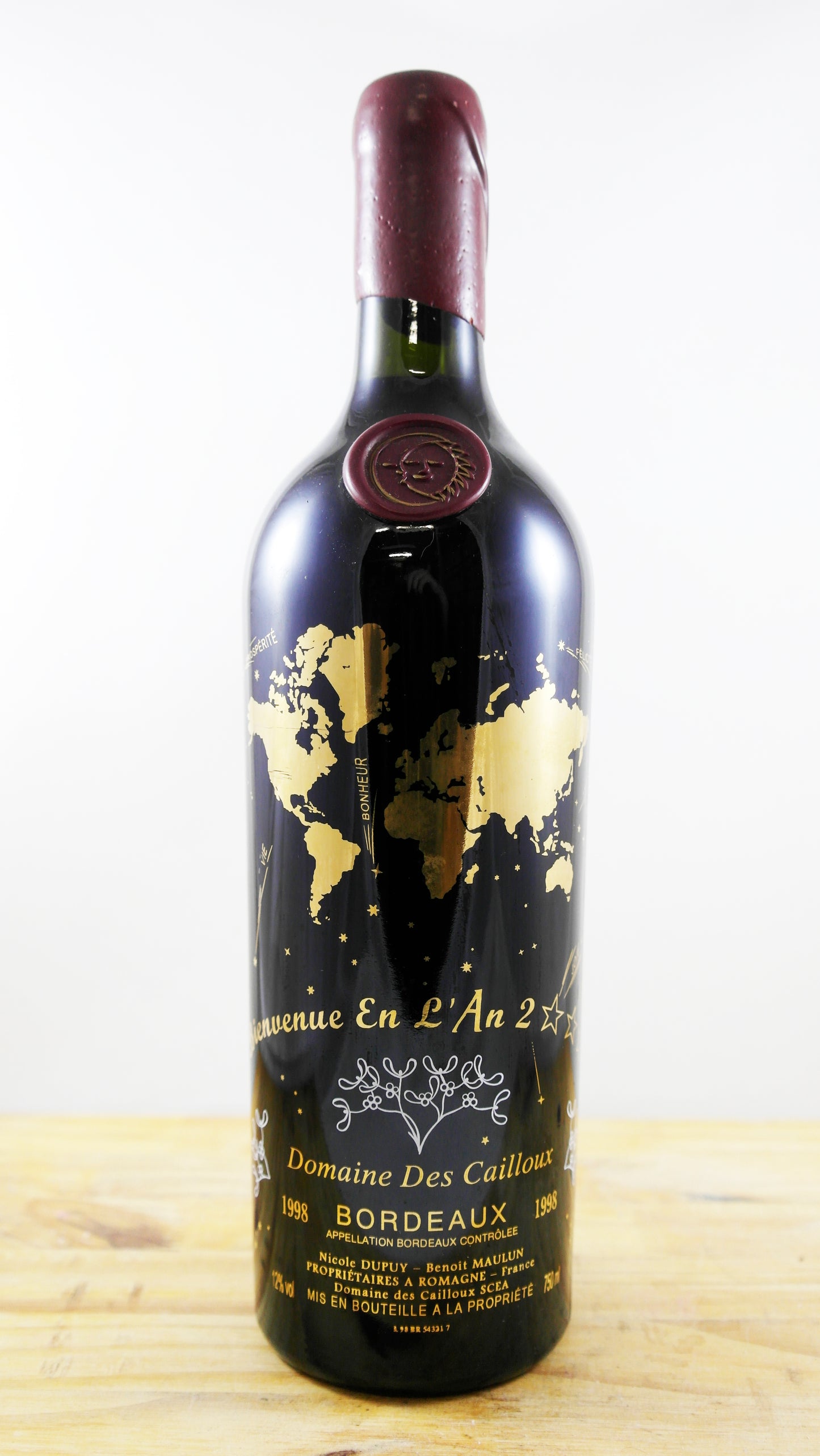 Vin Année 1998 Domaine des Cailloux Bienvenue en l'An 2000