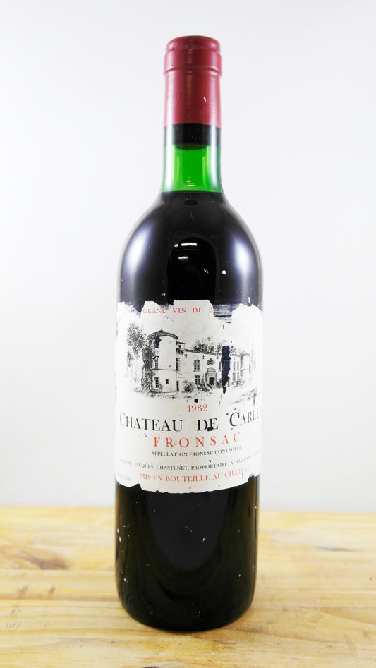 Vin Année 1982 Château de Carles