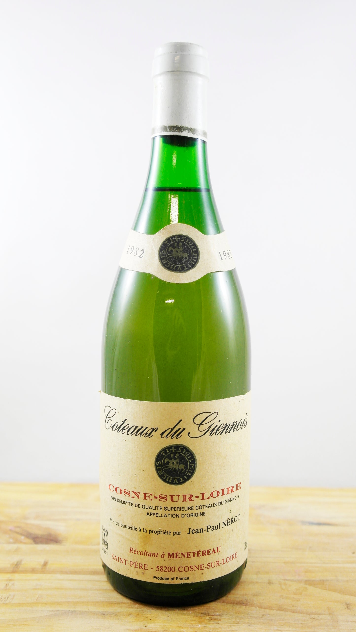 Vin Année 1982 Coteaux du Giennois Nérot