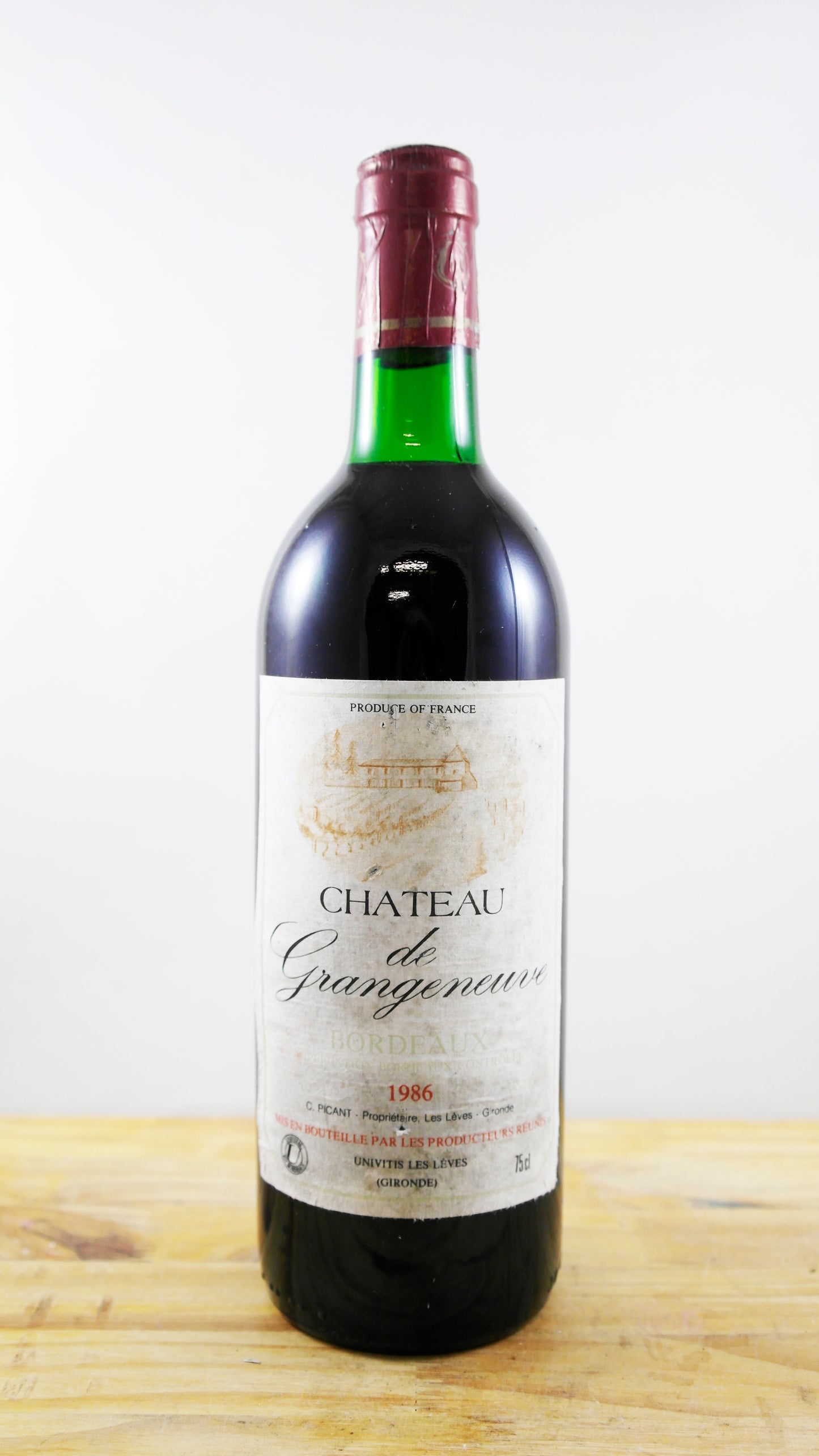 Vin Année 1986 Château Grangeneuve