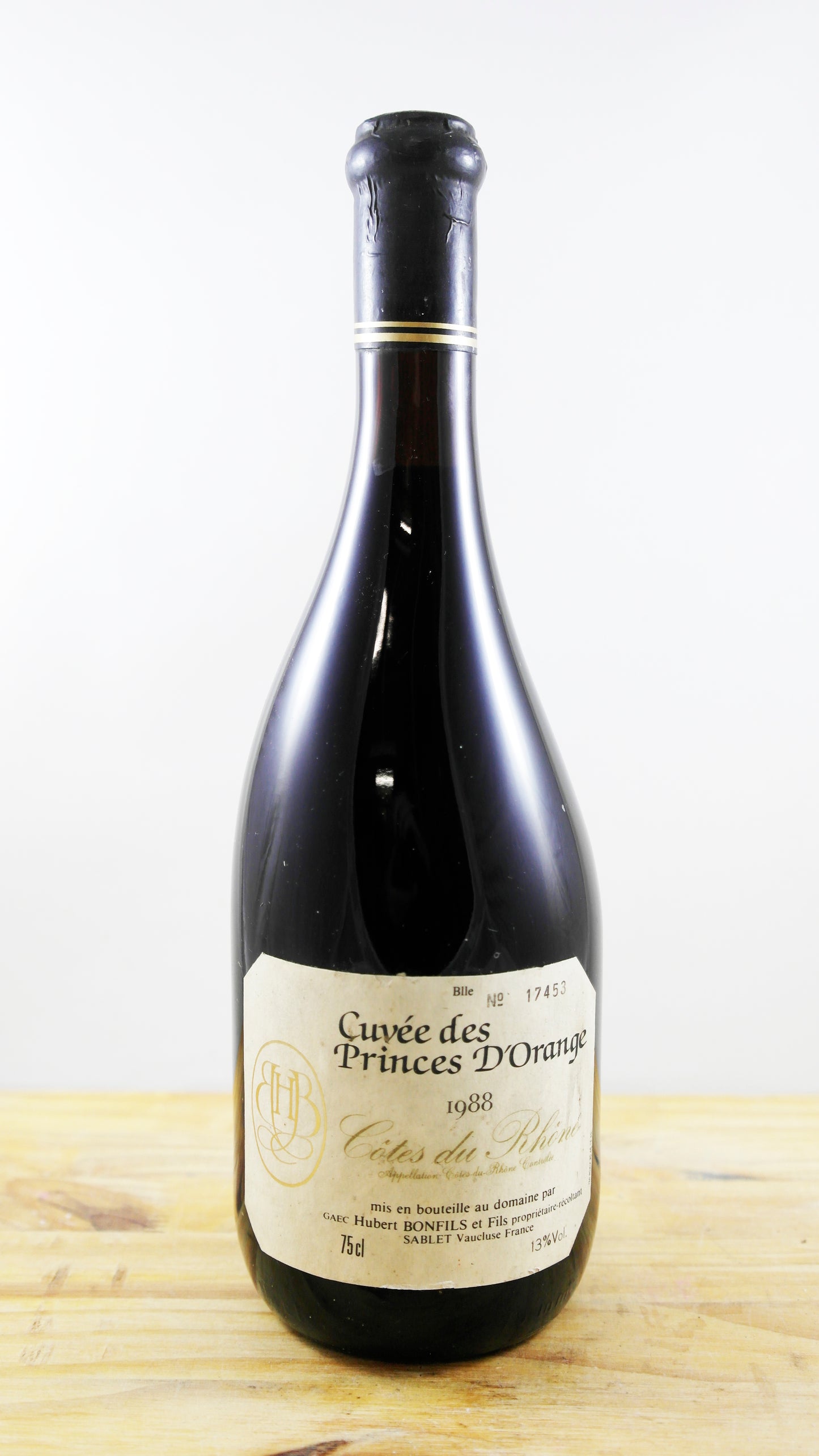Vin Année 1988 Cuvée des Princes d'Orange