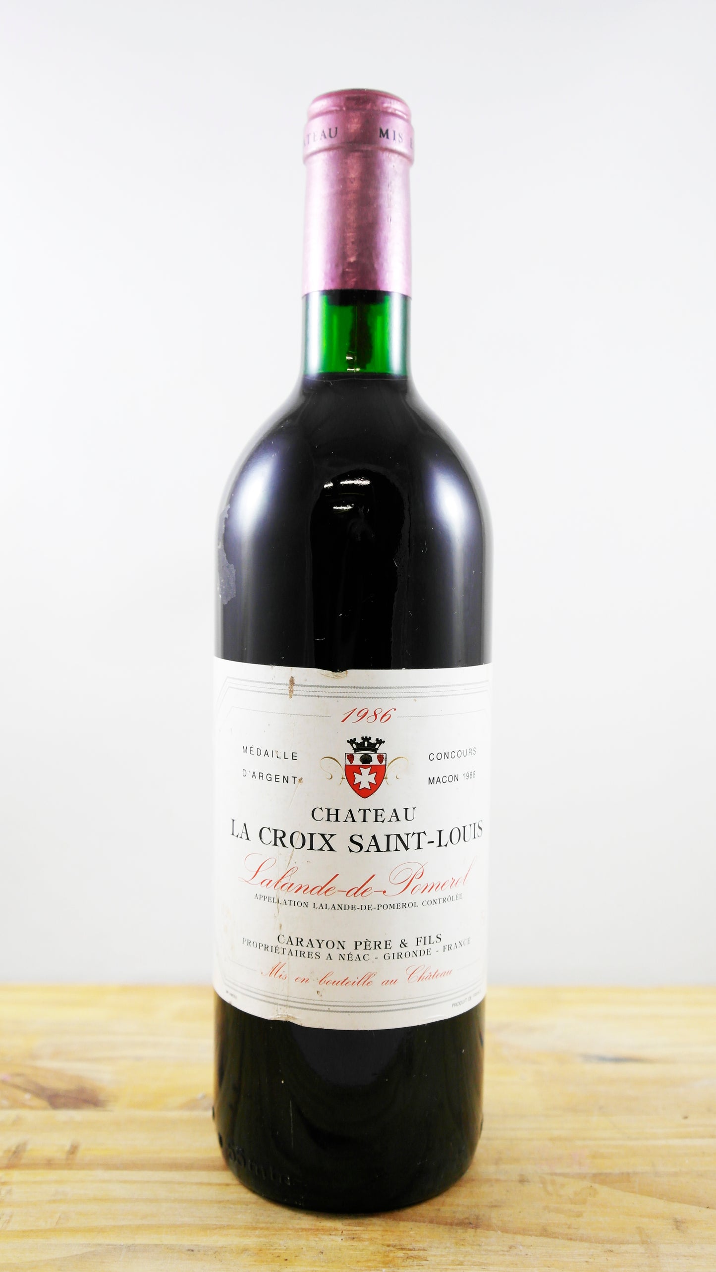 Vin Année 1986 Château La Croix Saint-Louis