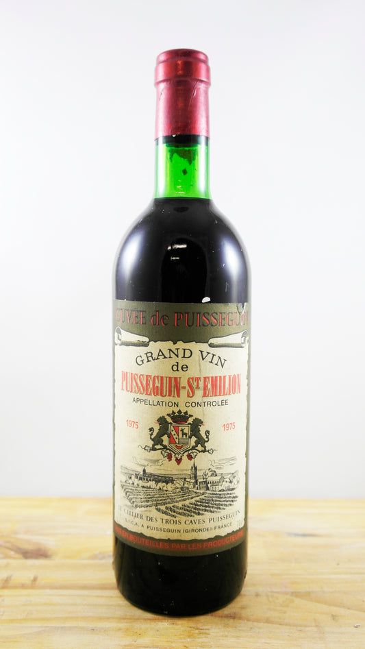 Vin Année 1975 Le Cellier des trois Caves Puisseguin