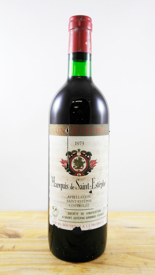 Vin Année 1973 Marquis de Saint-Estèphe