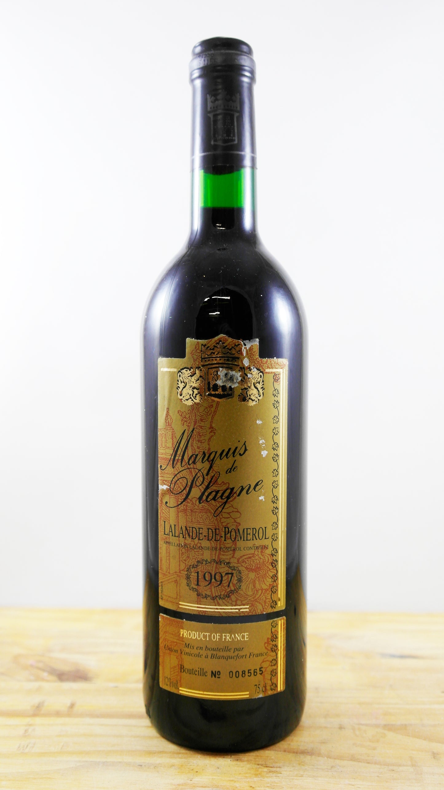 Vin Année 1997 Marquis de Plagne