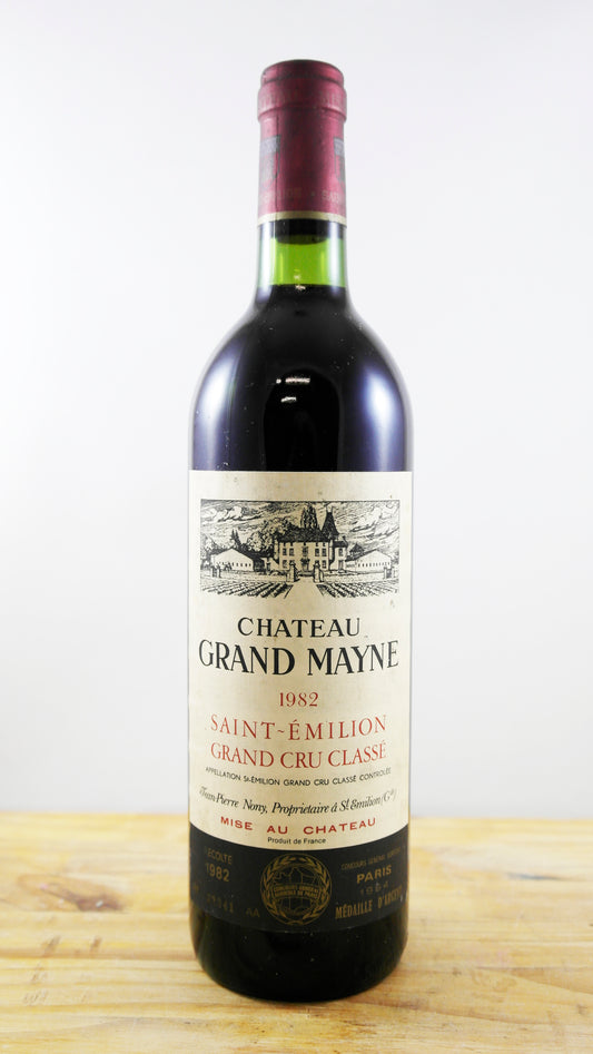 Vin Année 1982 Château Grand Mayne