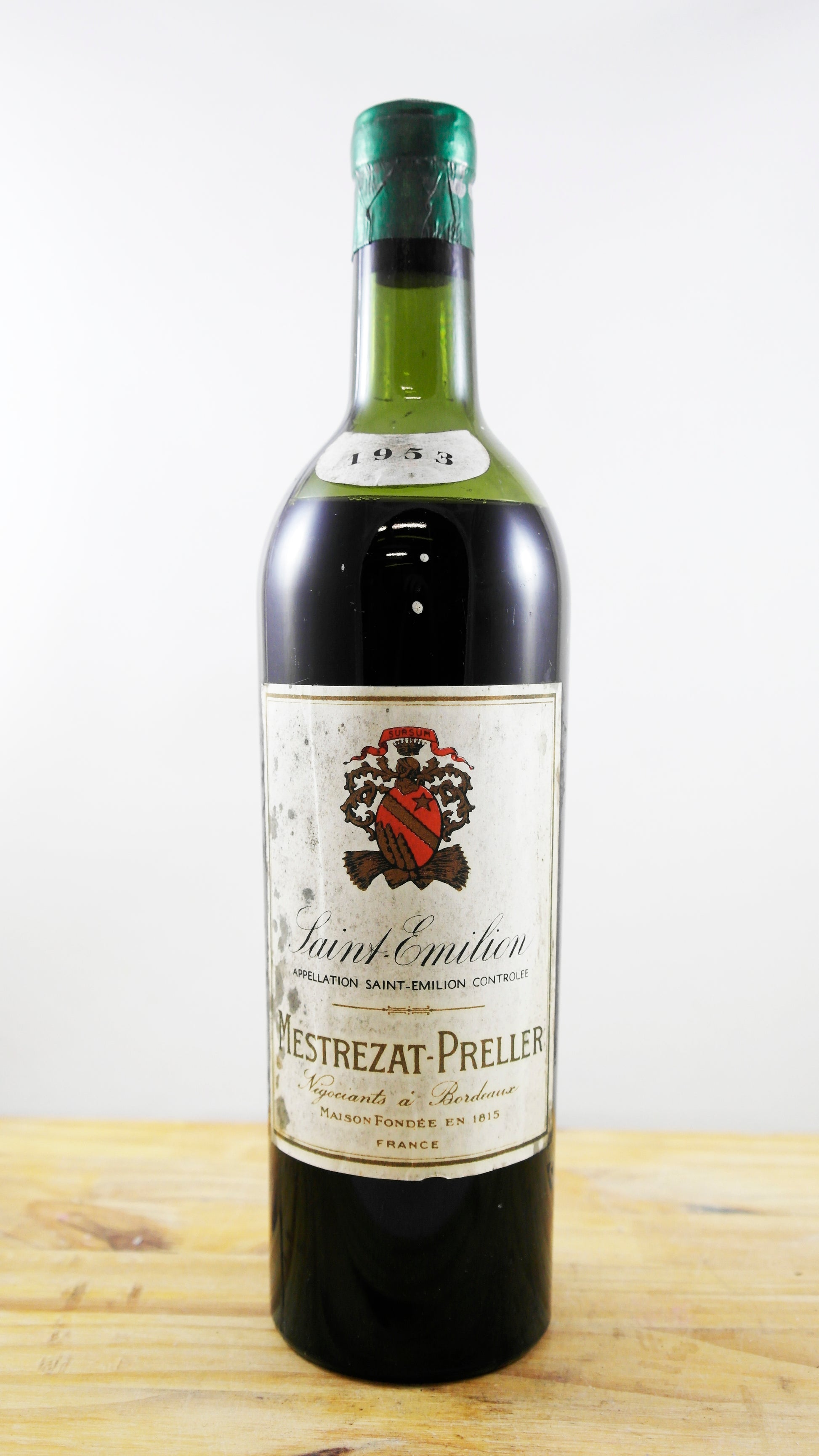 Vin Année 1953 Mestrezat Preller