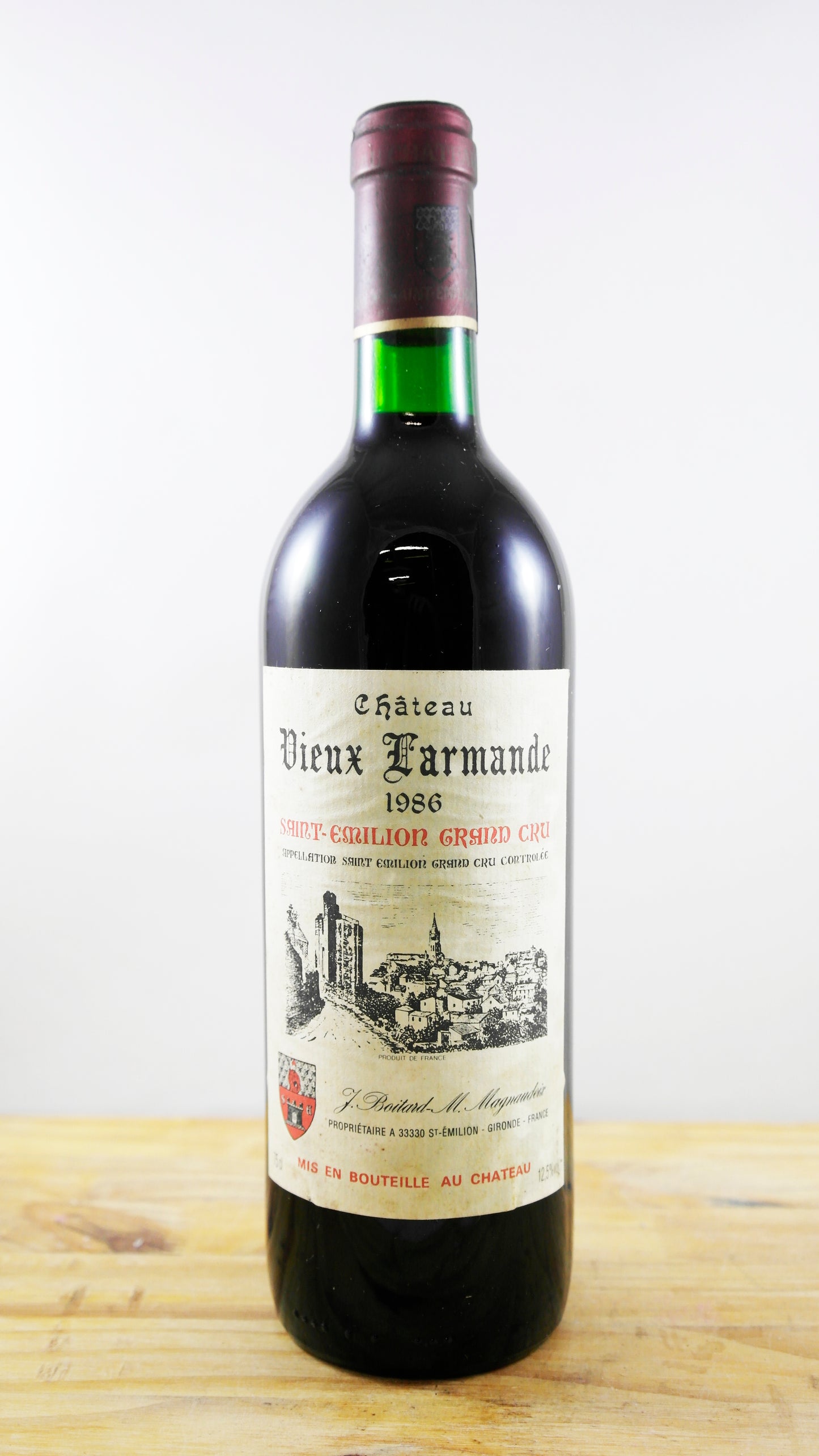Vin Année 1986 Château Vieux Larmande
