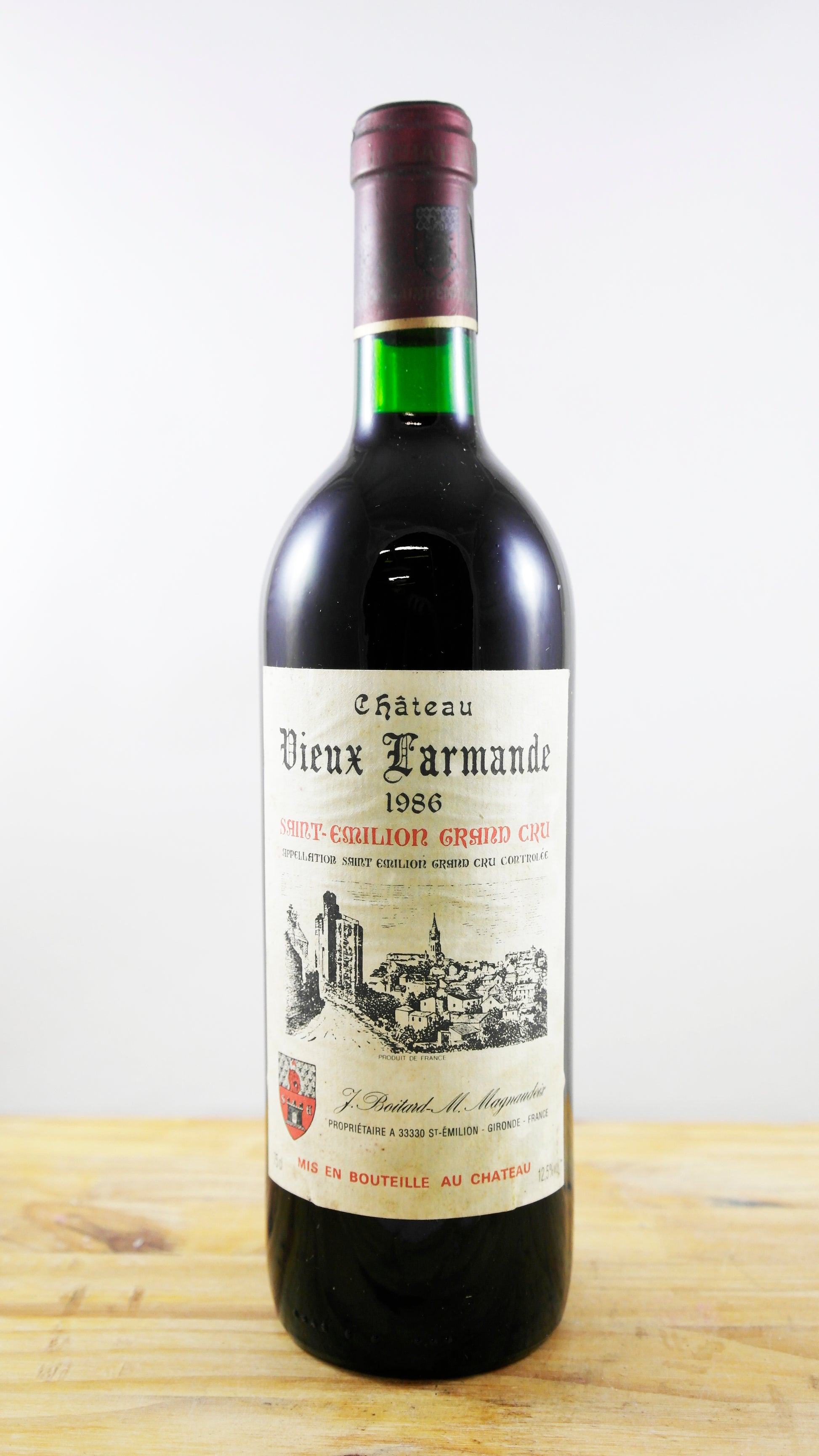 Vin Année 1986 Château Vieux Larmande