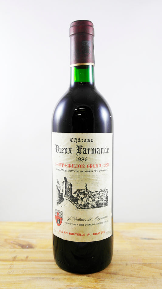 Vin Année 1986 Château Vieux Larmande