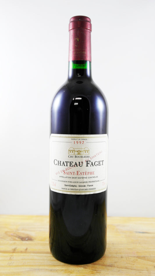Vin Année 1997 Château Faget