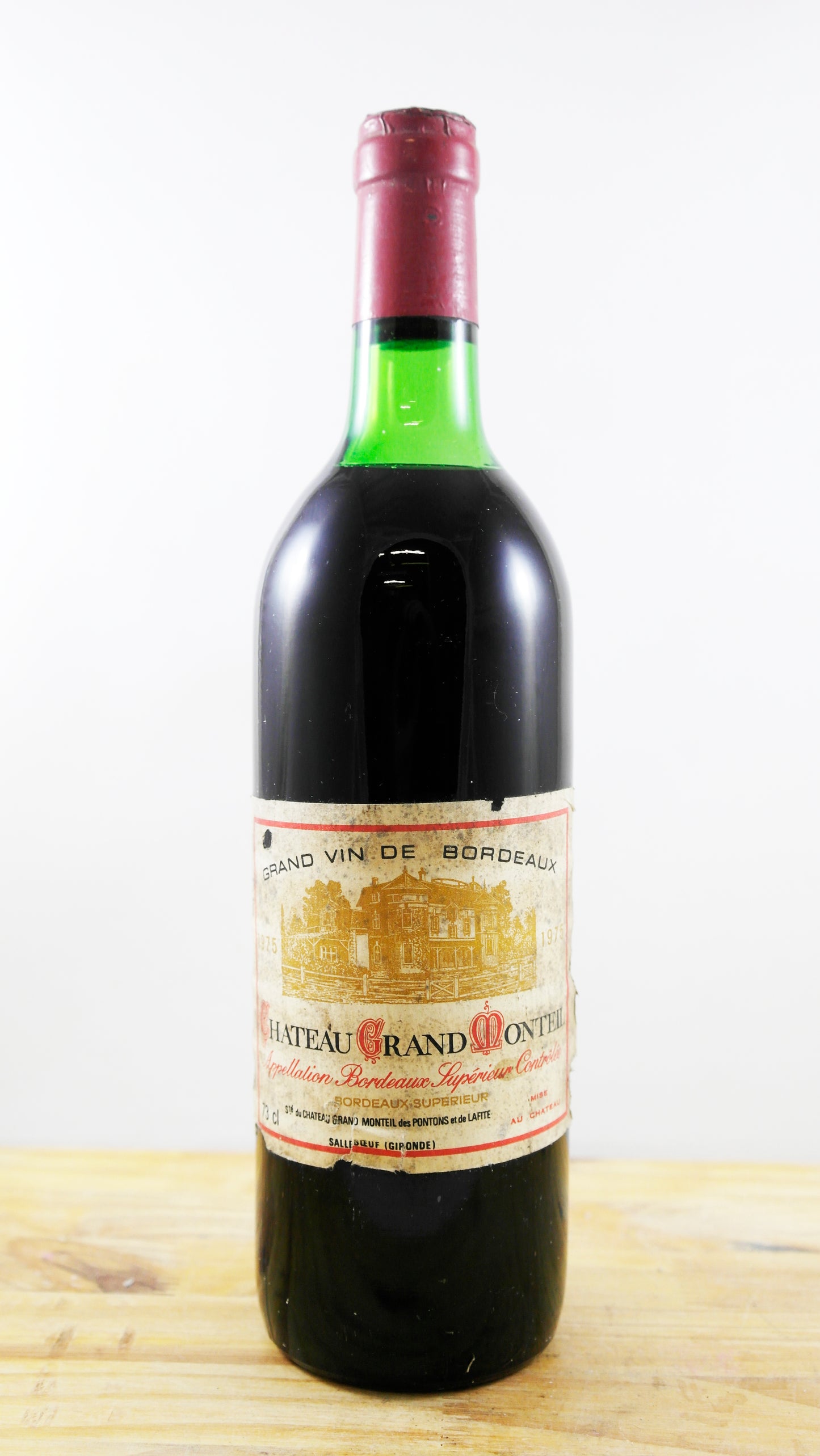 Vin Année 1975 Château Grand Monteil