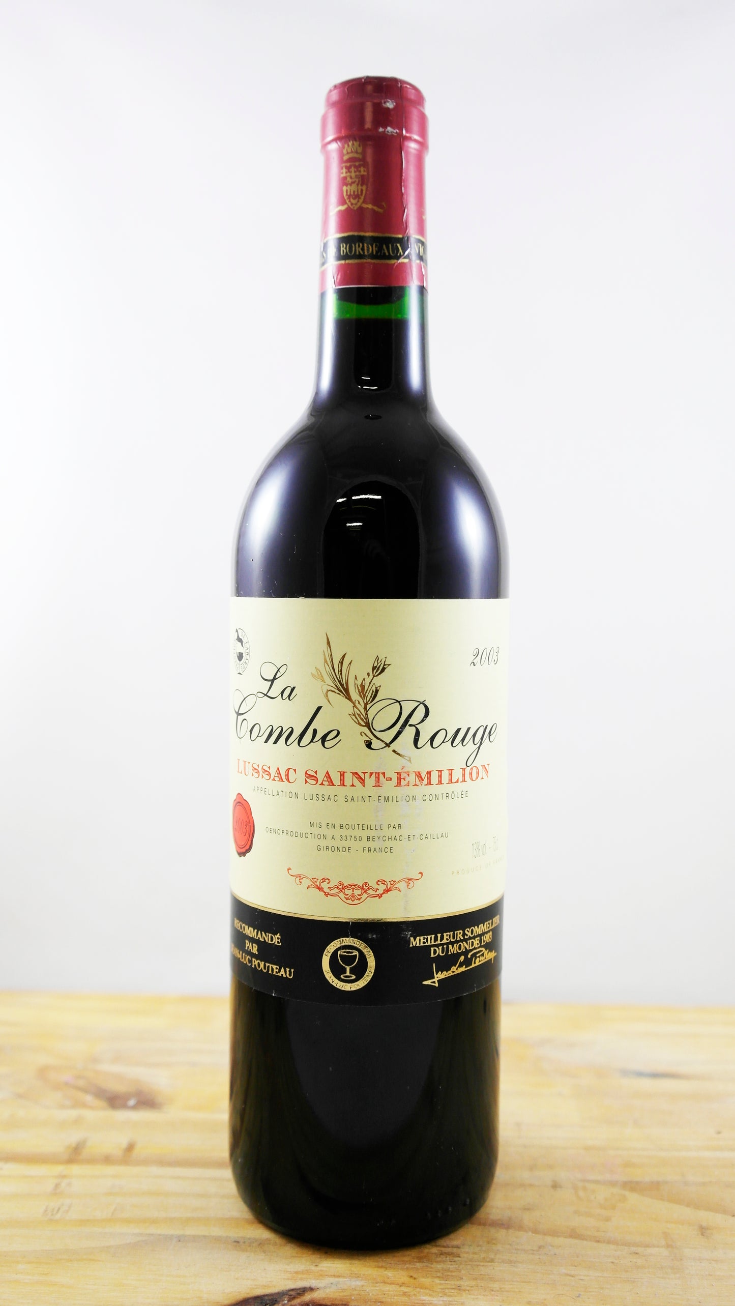 Vin Année 2003 La Combe Rouge