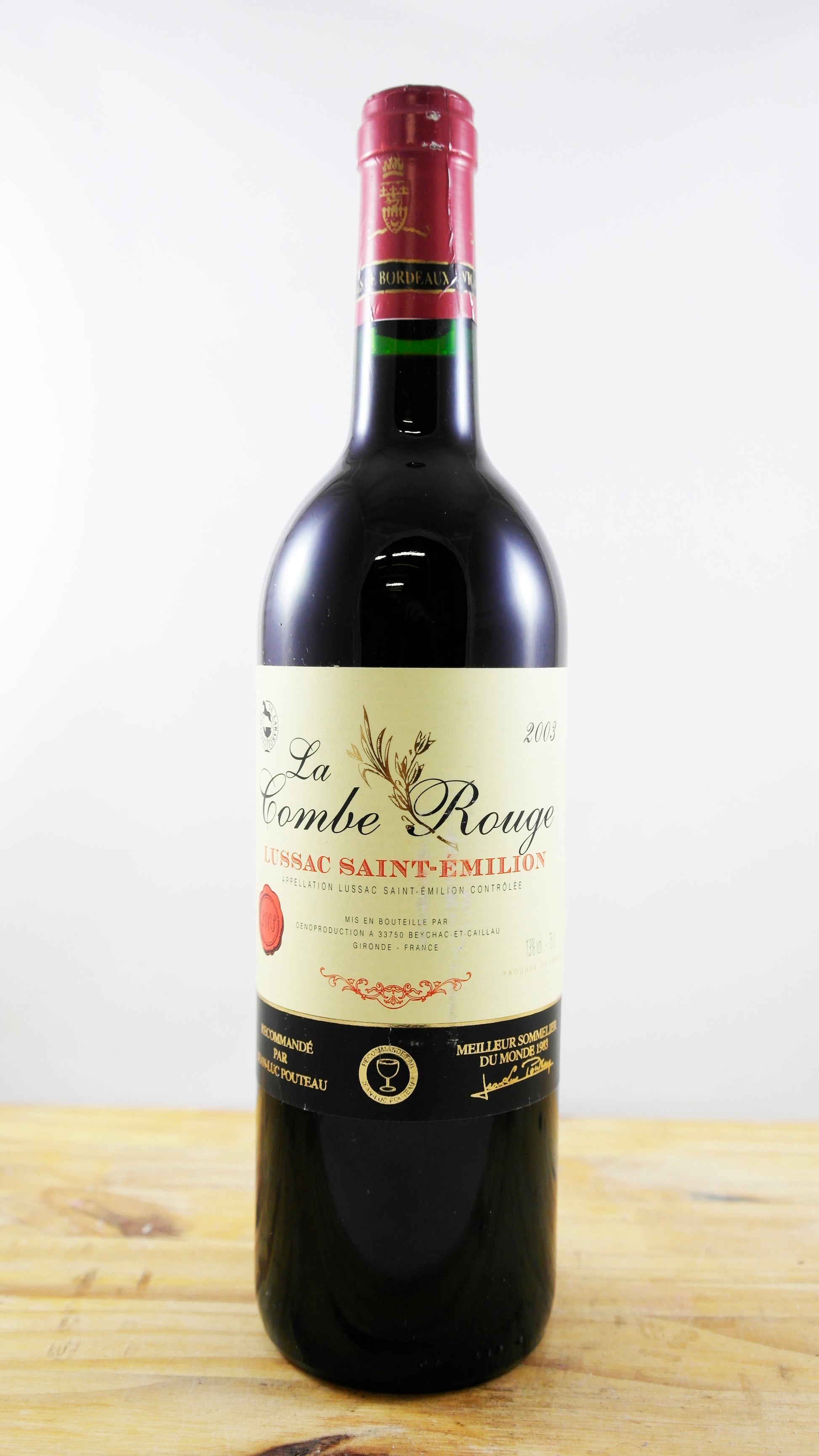 Vin Année 2003 La Combe Rouge