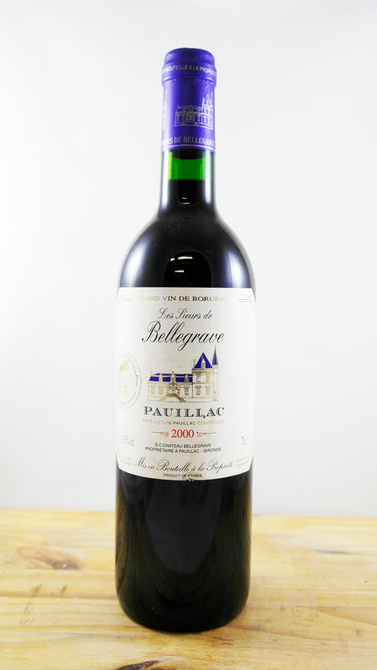 Vin Année 2000 Les Sieurs de Bellegrave