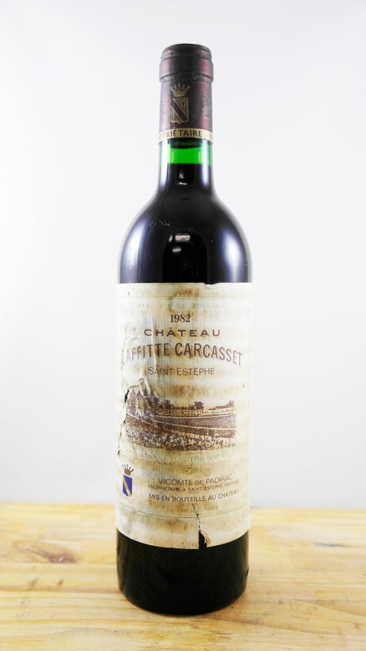 Vin Année 1982 Château Laffitte Carcasset