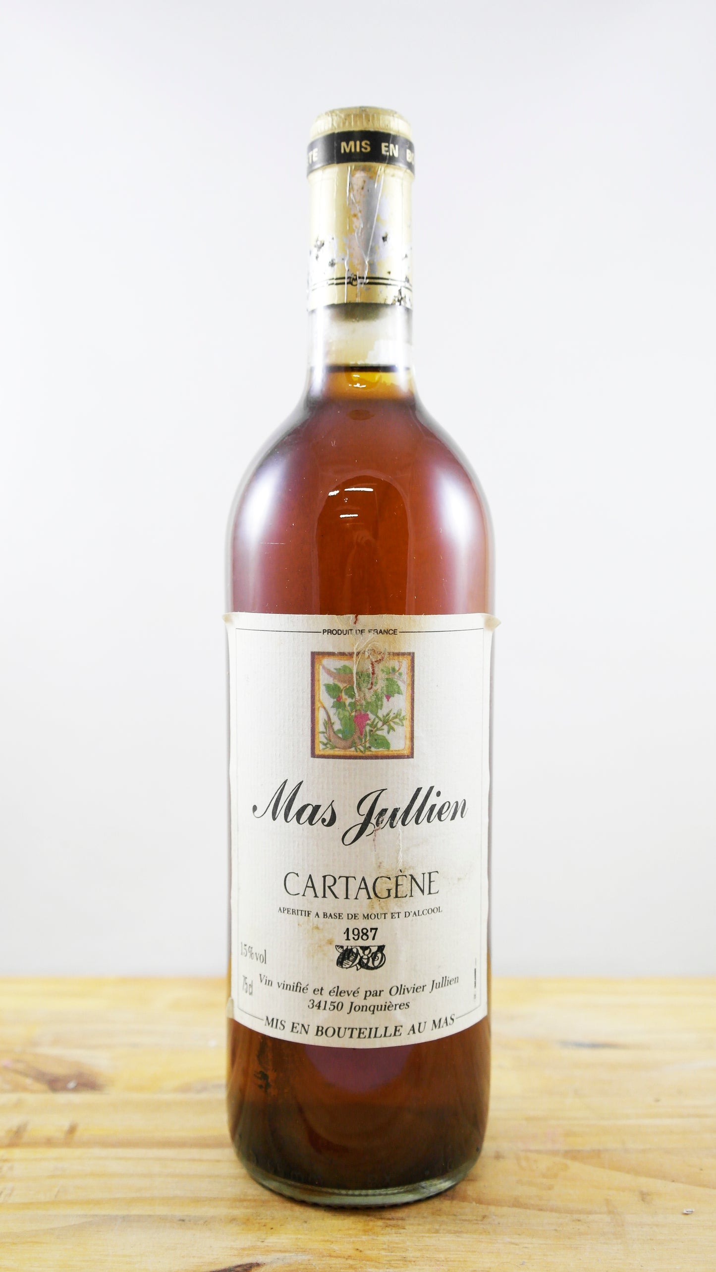 Vin Année 1987 Mas Jullien