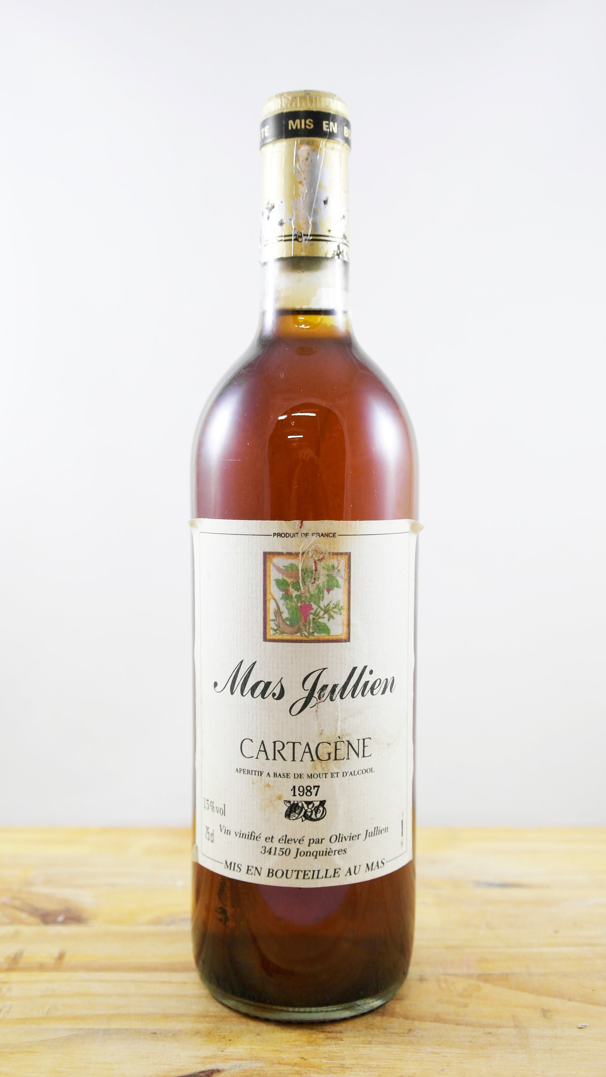 Vin Année 1987 Mas Jullien