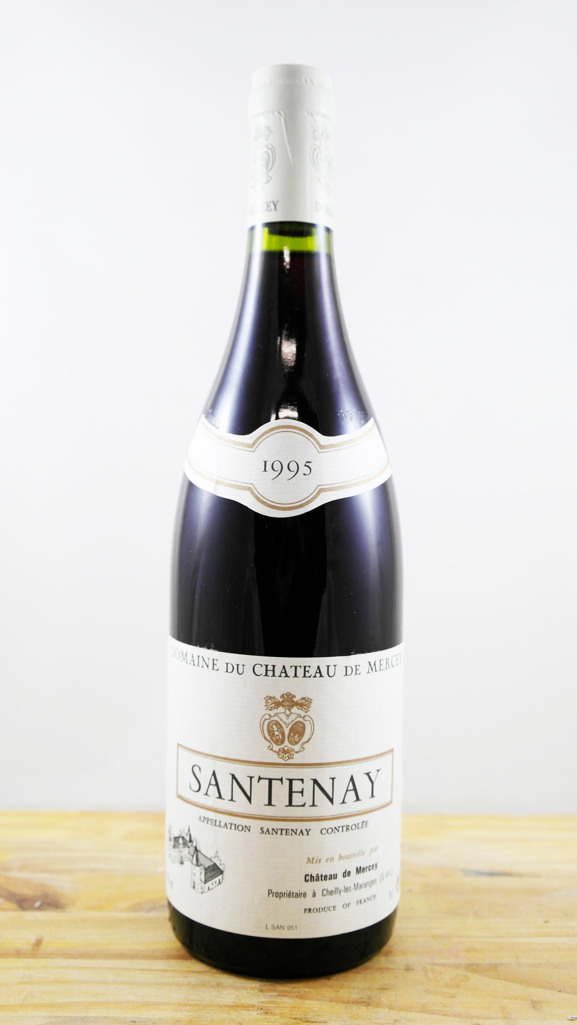 Vin Année 1995 Domaine du Château de Mercei
