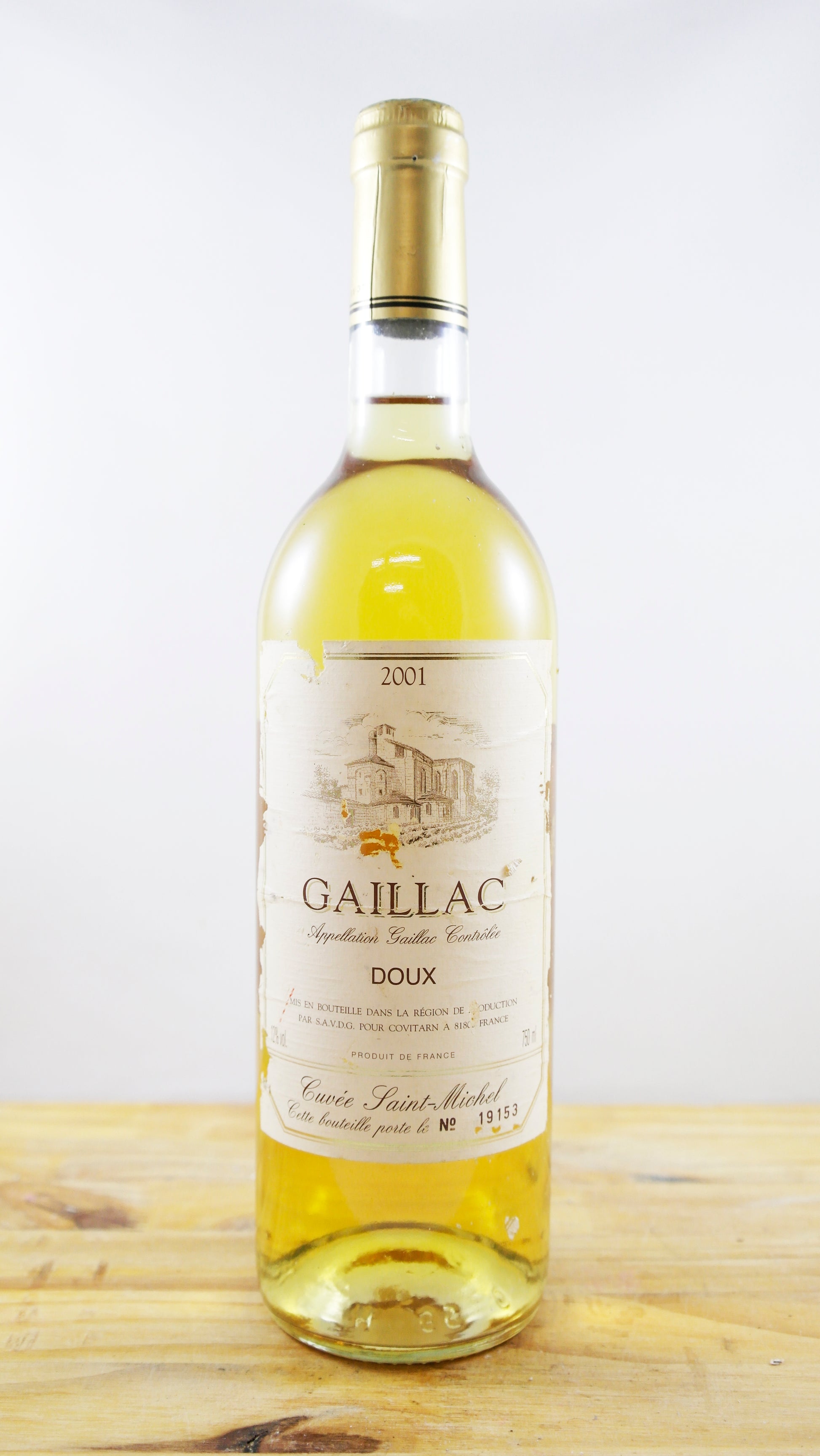 Vin Année 2001 Cuvée Saint Michel