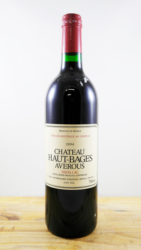 Vin Année 1994 Château Haut-Bages Averous
