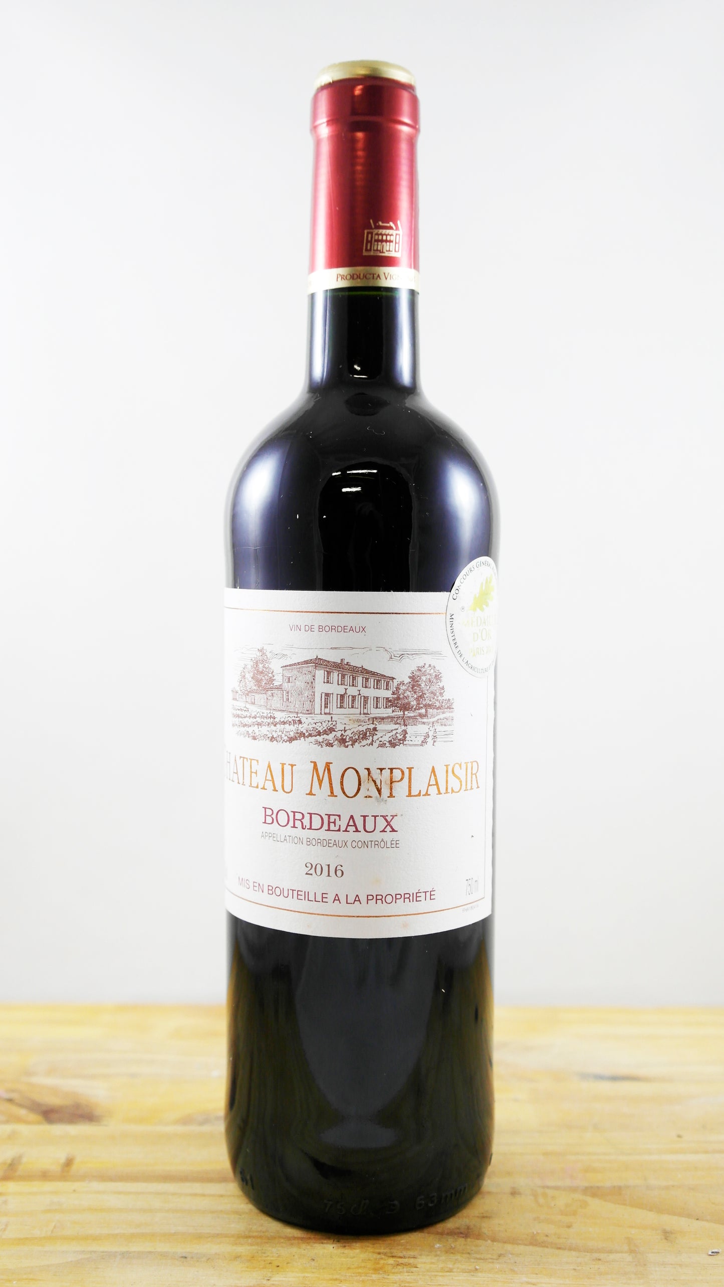Vin Année 2016 Château Monplaisir