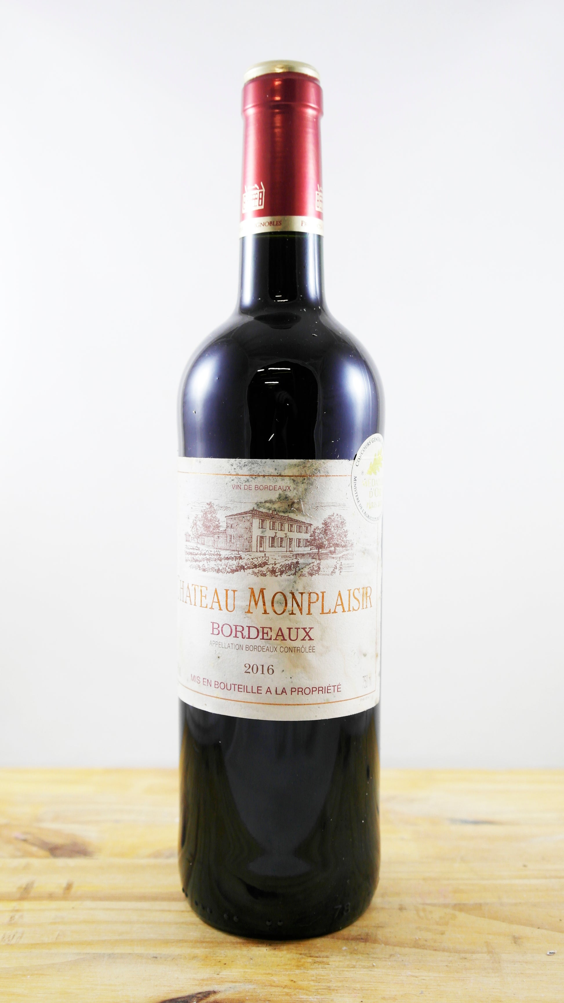 Vin Année 2016 Château Monplaisir