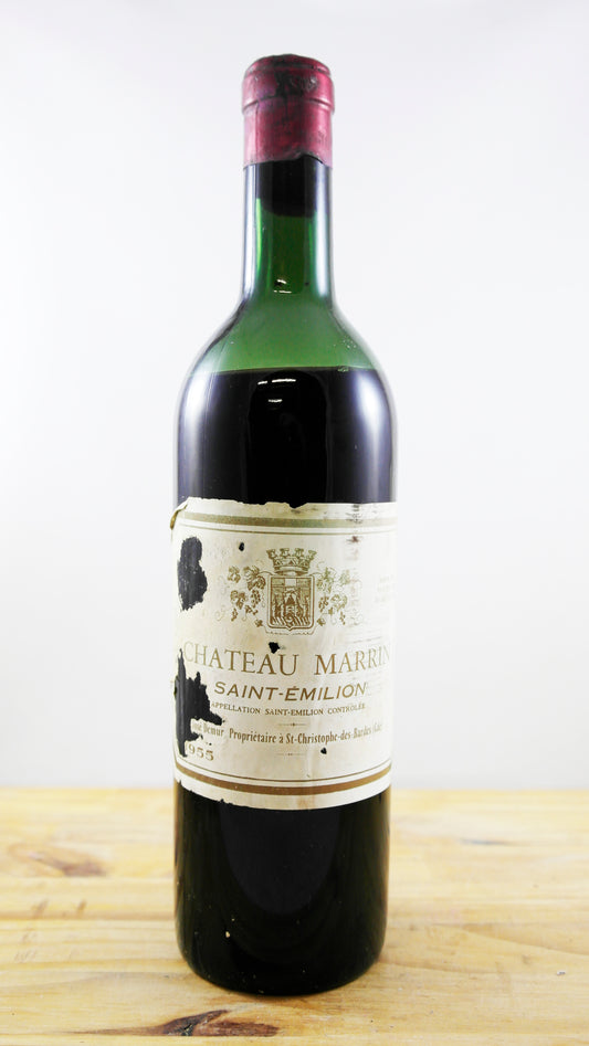 Vin Année 1955 Château Marrin