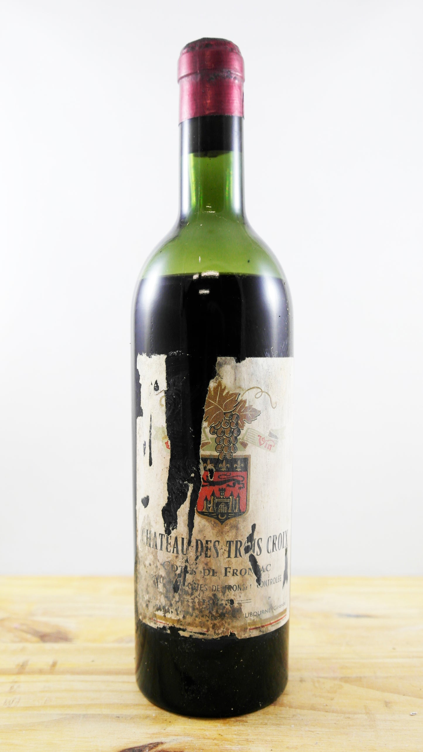 Vin Année 1955 Château des Trois Croix