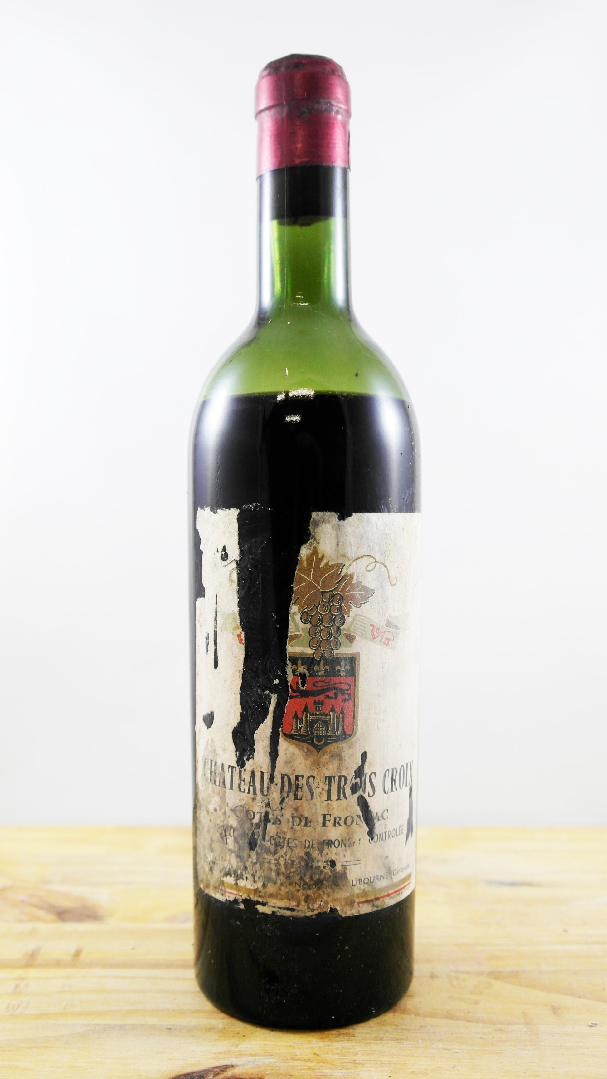 Vin Année 1955 Château des Trois Croix