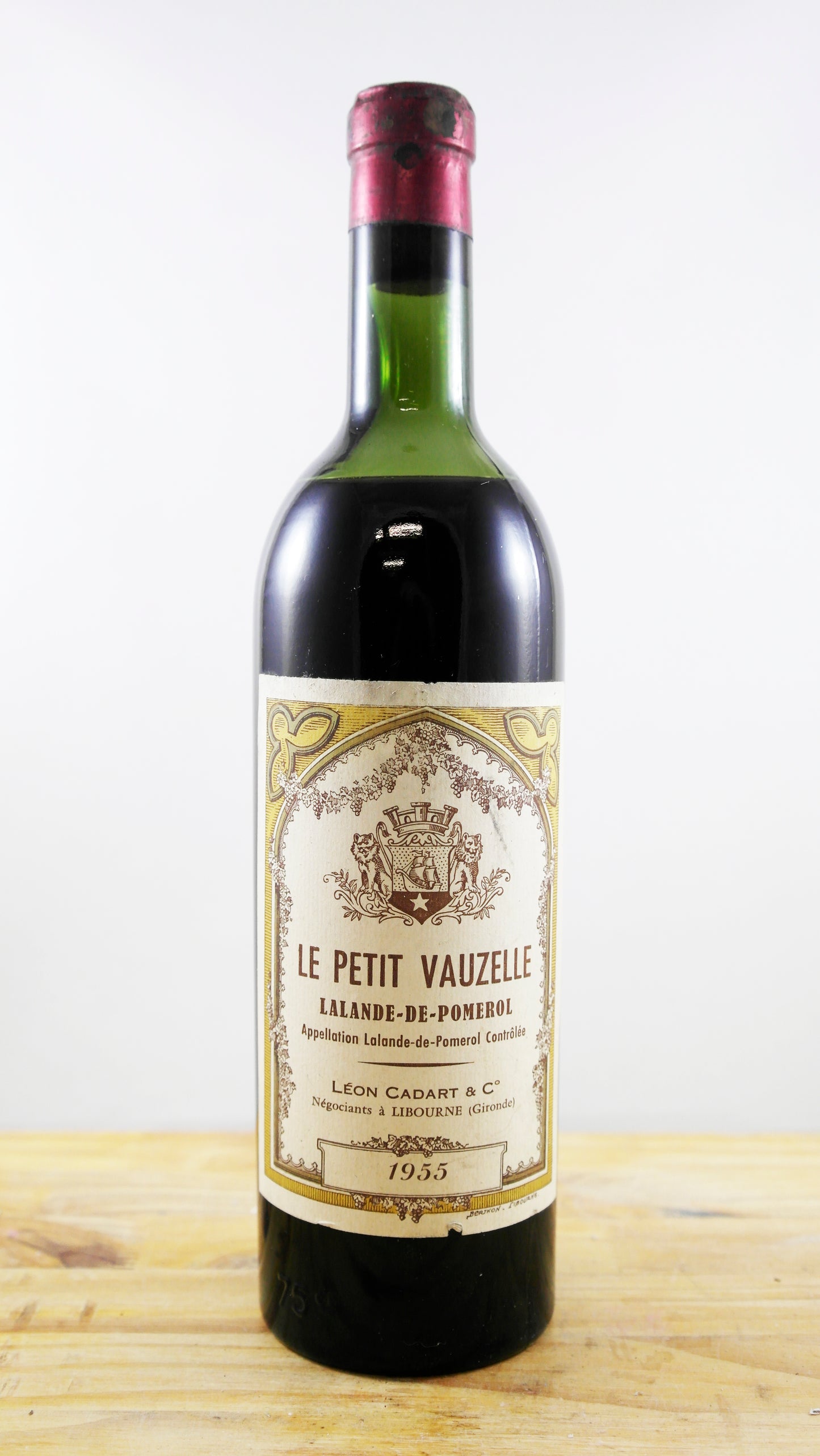 Vin Année 1955 Le Petit Vauzelle