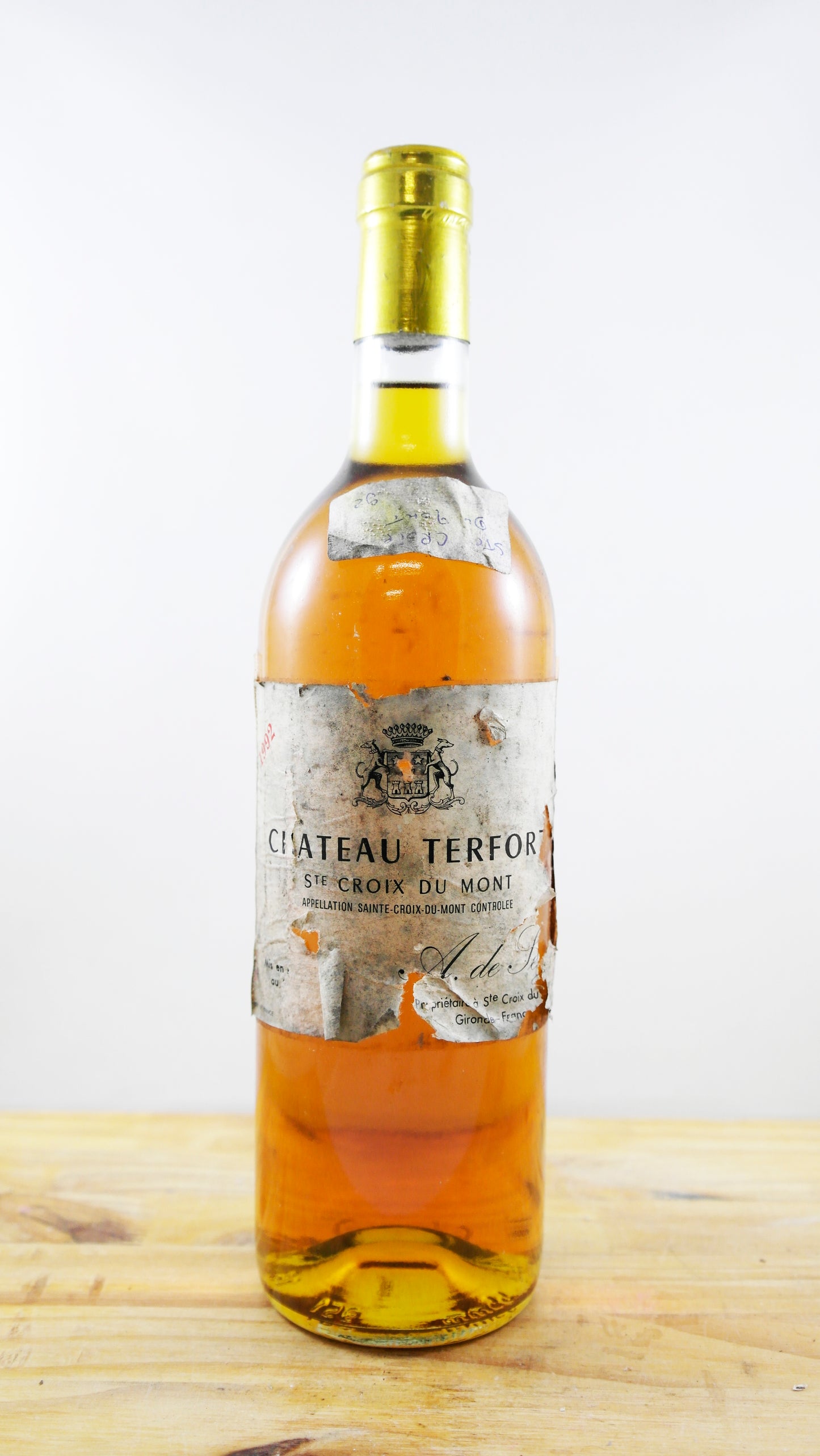 Vin Année 1992 Château Terfort