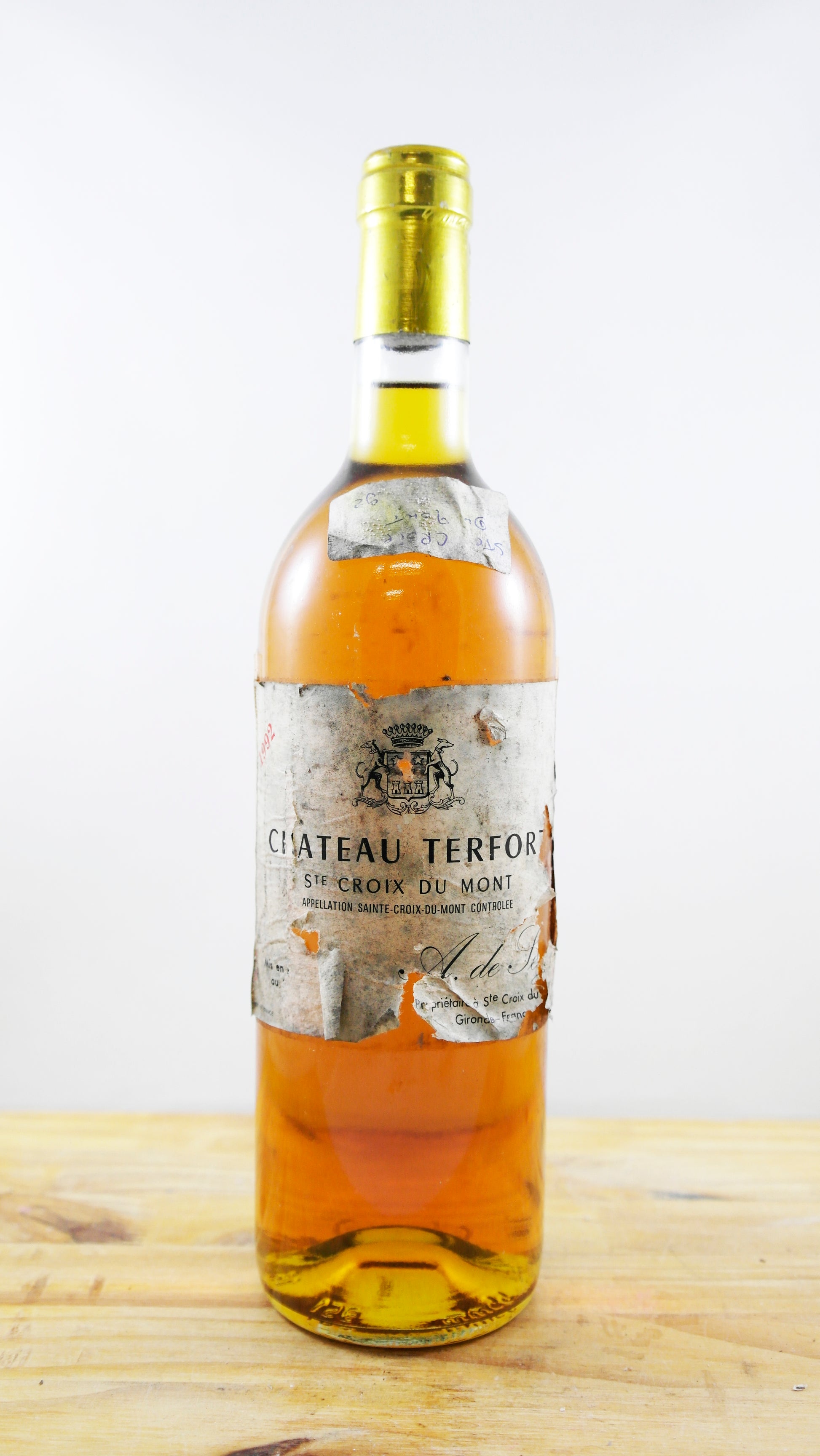 Vin Année 1992 Château Terfort